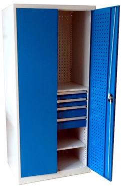 Werkstattschrank 60 cm tief, mit Schubladen