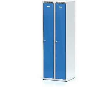 Steel locker 2 doors for changing room