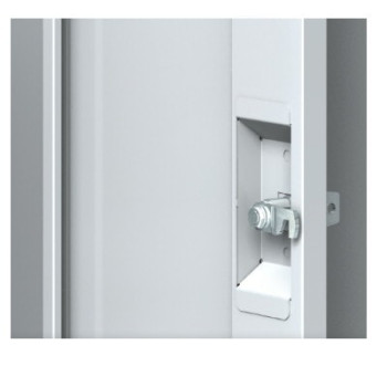 Locker compartment door