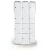 Locker cabinet with 15 compartments metal