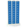 Safe deposit box 30 compartments high ral5012