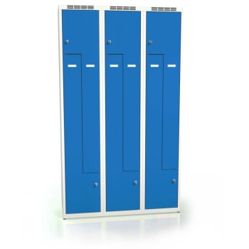z cupboard 6 doors compartment 350 mm 6 compartments a3m353zs ral7035 5012