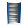 Tool cupboard high 195x92x50 cm 4 shelves dsu921s ral7035 5012