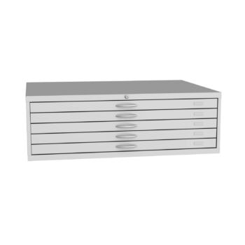 plan cabinet / architect’s cabinet / drawing cabinet, 5 drawers, KK / VKS, A0, A, RAL 7035