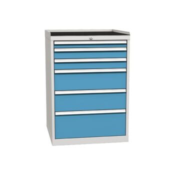 drawer cabinet with roll-off edge 6 drawers 103x72x70 cm kk dpo 01 b ral5012