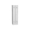 Locker 2-piece 2x compartment 250 mm light grey kk sas 22 a ral7035