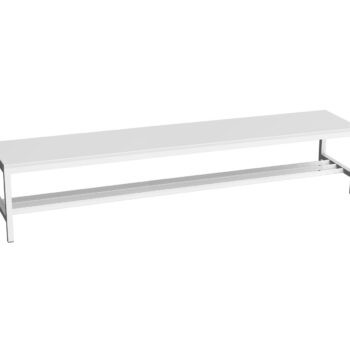 changing bench 200 cm free-standing shoe rack melamine top kk lav 20 a